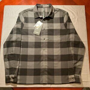Lululemon NWT Grid Flannel Shirt (Large)